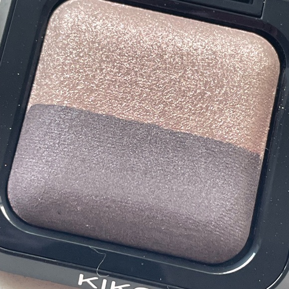 Kiko Milano • Bright Duo Eyeshadow • Pearly Light Mauve / Rosy Gray - Picture 2 of 9